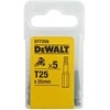 Dewalt torx antgaliai 25mm t25 / 5vnt /