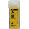 Sukimo antgalis DeWalt DT72932; T25; 70 mm; 5 vnt.