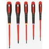 Bahco Izoliuotų atsuktuvų rinkinys ERGO™ 5 vnt - SL3,0/4,0/5,5; PZ1/2 - 1000V VDE