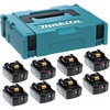 Makita 1915A1-7 Akumuliatorių komplektas BL1860Bx8 18V 6,0Ah MAKPAC