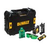 skersinės linijos lazerių rinkinys su žaliu spinduliu, 20 m DW088CG + nuotolio ieškiklis iki 30 m DWHT77100, DEWALT [DW0887100-1]