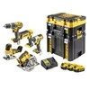 akumuliatorinių įrankių rinkinys Combo DCD796+DCF887+DCS335+DCS570+DCL050, 18V XR, DeWalt [DCK500P3T-QW] 3x5.0Ah, Li-Ion, TSyes