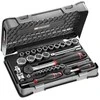 komplektas nasadek su grzechotkami 1/4" i 1/2", MBOX, FACOM [RS.161-1PB] 30 vnt.