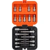 komplektas nasadek su końcówkami imbus, 1/2", 4-17mm, 18 vnt. BAHCO [S18HEX]