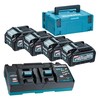 MAKITA POWER KIT 40V XGT (BL4040Fx4+DC40RB)