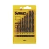 Dewalt grąžtų metalui rinkinys HSS-R 10vnt. 1-10mm DT5911-QZ
