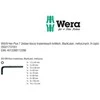 L-raktų šešiakampių rinkinys BlackLaser 950/9 Hex-Plus 7, 021737 Wera