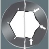 HEX 1/4" antgalis varžtams su šešiakampiu lizdu, dydis 5 mm, HEX-Plus serija, WERA [05056685001]