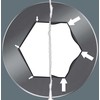 Grąžtas HEX 1/4" antgalis varžtams su šešiakampe lizdu, dydis 2/89mm, HEX-Plus serija, WERA [05059628001]