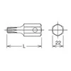 Smūginis TORX antgalis KOKEN 107-22T T100