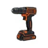 Black &amp; Decker Juodas &amp; Decker Smūginis suktuvas-gręžtuvas Juodas &amp; Decker BDCDC18K-QW; 18 V; 1x1,5 Ah akum.