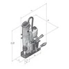 magnetinis grąžtas KBU 35 PQW FEIN [72707261000] 1010W, darbinis diapazonas iki 35 mm