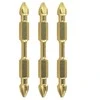 3 Pozidriv dvigubų smūginių antgalių rinkinys PZ2/65mm, IMPACT GOLD MAKITA [B-45222]