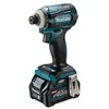 Makita TD001GM201 Smūginis suktuvas XGT, 1/4", 220Nm, bešepetėlinis variklis, 2X4,0Ah, greitasis kroviklis; MAKPAC lagaminas