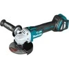 Makita GA023GM201 Kampinis šlifuoklis XGT, 125MM, 0-8500RPM; bešepetėlinis variklis, 2X4,0Ah; greitasis kroviklis; elektrinis stabdys; AFT; AWS (be AWS lusto); MAKPAC lagaminas; slankusis jungiklis, reguliuojamas greitis