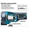 MAKITA KAMPINIS ŠLIMUOTUVAS 40Vmax XGT 125mm BE BATERIJAŲ IR ĮKROVIMO GA005GZ01