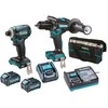 Makita DK0114G201 XGT Akumuliatorinių įrankių komplektas HP001G + TD001G + DC40RA + BL4040x2 + ADP10 + TOOLBAG (2 vnt Combo)