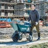 Makita DCU180Z Cordless Wheelbarrow 2X18V Li-ion, BL-motor, 2-speed, max load 130kg, 32,2kg be akumuliatoriaus ir kroviklio