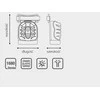Makita Sutvirtintas kelių apsaugų komplektas. E-05658