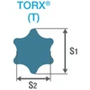 1/2" rankinis lizdas su Torx T40/60mm antgaliu, Koken [4025-60 T40]