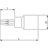 1/4" rankinė galvutė su TORX T25 antgaliu, Bahco [6709TORX-T25]