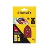 universalus šlifavimo popierius P40, pakuotėje 5 vnt Stanley [STA31034-XJ], skirtas pelės šlifuokliui