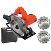 Black & Decker Juodas & Decker pilarka tarczowa 190/16mm, 1250W + dodatkowa tarcza, dėklas, Juodas & Decker [CS1250LKA-QS]