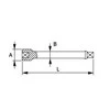 Smūginis prailgintojas 1/2" 250mm Irimo blisteryje