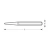 Bahco Centravimo kaltas 4x10x120mm