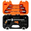 Bahco Pistol rankenos reketinis atsuktuvas + antgaliai PH,PZ,SL,HEX,Torx ir veržliarakčių rinkinys 8-19mm 3 vnt.