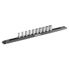 Rinkinys 10 vnt. nasadek sześciokątnych OGV GRIP, 1/4", do obrobionych śrub, Facom [R.40EGRPPB]