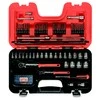 Bahco Galvučių rinkinys 1/4"+3/8" 4-21mm galvutėms, siauroms terkšlėms + ilgiems ir trumpiems antgaliams. 91vnt