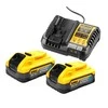 Priedų rinkinys DeWalt DCB1104H2-QW; 18 V; 2x5,0 Ah akum.
