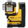 savaime išsilyginantis 3 spindulių lazeris 360° žalias, iki 80m, 18V XR DeWALT [DCLE34035D1-QW] 2.0Ah