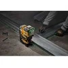 savaime išsilyginantis 3 spindulių lazeris 360° žalias, iki 80m, 18V XR DeWALT [DCLE34035D1-QW] 2.0Ah