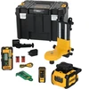 samopoziomujący laser sukamasis su wiązką žalia, USB-C, 40 m, DeWalt [DCLE15221GL-QW]