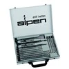 Grąžtas 16 kaltų ir grąžtų rinkinys gelžbetoniui SDS+, 4 briaunos, FORCE X Kit-16, ALPEN [0000500216100]