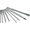 Grąžtas Alpen 500008100 Forets pour perforateur SDS, Gris, Set de 8 Pièces
