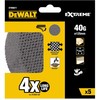 šlifavimo tinklelis 125 mm, grūdėtumas 40, 5 vnt. Ekstremalus DeWALT [DTM8671-QZ]