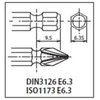 1/4" smūginis antgalių laikiklis KOKEN 14142-F6.3