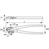 Šoninio kirpimo replės 140mm Irimo