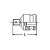 Adapteris 1/2"- 3/4" KOKEN