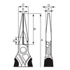 Bahco Prailgintos replės 200mm Ergo