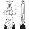szczypce universalus, kombinerki chromowane 160mm, Bahco [2628 GC-160IP]