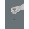 TORX 9 kaiščių veržliaraktis su rutuliniu ir laikikliu, Juodas lazerinis, 967 PKL, Wera [05024100001]
