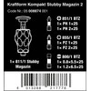 Wera Kraftform Kompakt mini atsuktuvas, su 6x PH, PZ, SL antgaliais