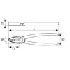 Kombinuotos replės 601 Irimo 180mm
