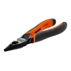 Kombinuotos smailėjančios replės Bahco Ergo 160mm