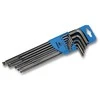 Unite Irimo L-formos Hex raktų suapvalinta galvute su Coliniais dydžiais rinkinys 13 vnt 0,050"-3/8" blisteryje