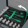 Wera 8100 SA 2 Zyklop sukimo raktų rinkinys, 1/4", 42 dalių